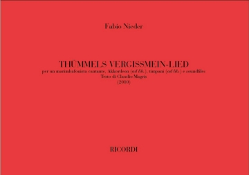 F. Nieder Thummels Vergissmein-Lied Trio