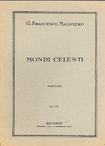 Mondi Celesti per una voce e 10 strumenti partitura