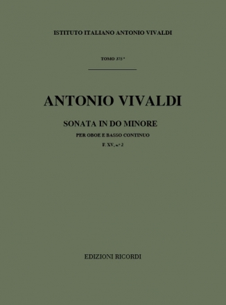 A. Vivaldi Sonate Per Strum. A Fiato E B.C.: Per Ob. - Sonate Per Fiati