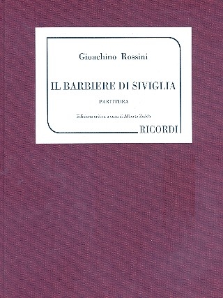 Il Barbiere Di Siviglia Partitur (it) gebunden