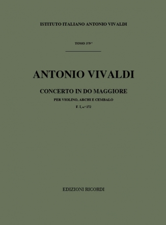 A. Vivaldi Concerti Per Vl., Archi E B.C.: In Do Magg. Concerti Per Violino