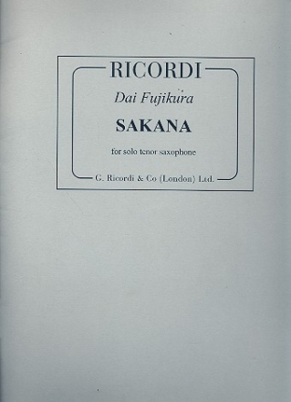 Sakana for tenor saxophone