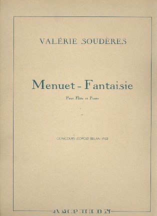 Menuet-Fantaisie pour flute et piano