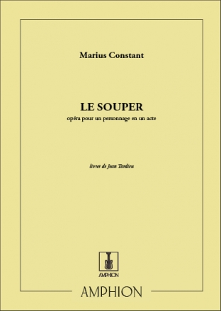 Constant Le Souper Chant-Piano Canto (O Voce Recit) E Pianoforte