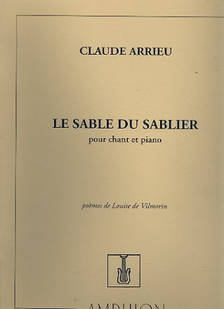 Le sable du sablier pour chant et piano