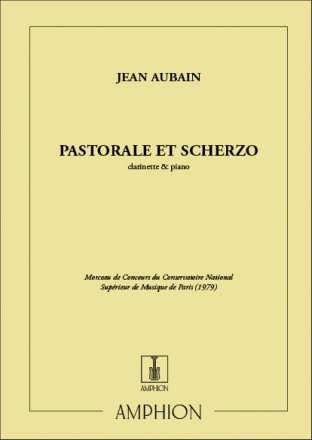 Pastorale et Scherzo  pour clarinette et piano