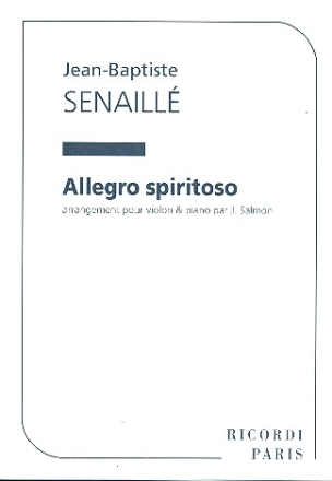 Allegro spiritoso for violin and piano