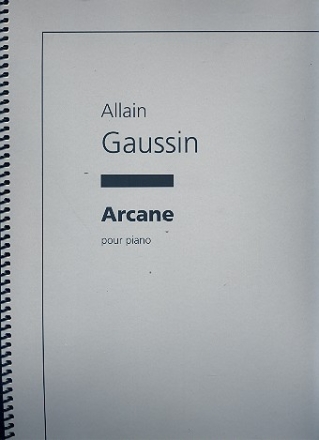 Arcane pour piano