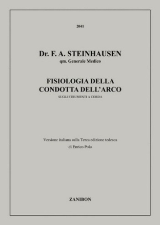 F.A Steinhausen Fisiologia Della Condotta Dell'Arco Sugli Books (about music or biography)