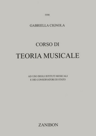 G. Cignola Corso Di Teoria Musicale Opera Theory