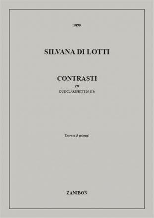 S. Di Lotti Contrasti 2 or more Clarinets