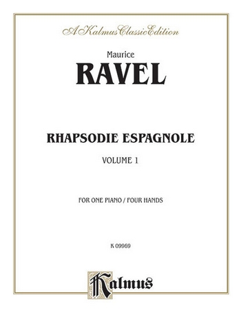 Rhapsodie espagnole vol.1 for piano 4 hands score,  archive copy