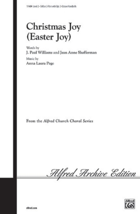 CHRISTMAS JOY/SAB/2PT-PAGE  Unison, upper, equal voices