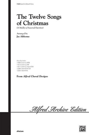 Althouse, Jay (arranger) Twelve Songs of Christmas (SAB)  Mixed voices