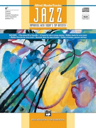 Houghton & Warrington Mastertracks: Jazz, C Treble Clef Bk/CD  General Musicianship texts