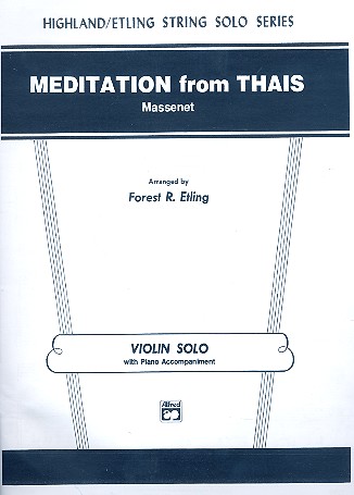 Meditation from Thais for violin and piano