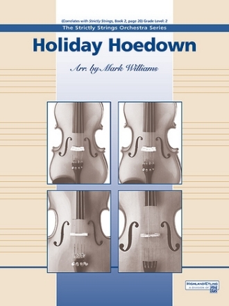 Williams, Mark (arranger) Holiday Hoedown (string orchestra)  String Orchestra