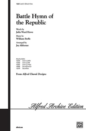 Althouse, Jay (arranger) Battle Hymn of the Republic (SSA)  Unison, upper, equal voices