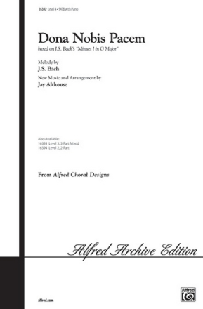 DONA NOBIS PACEM/SATB - ALTHOUSE  Mixed voices