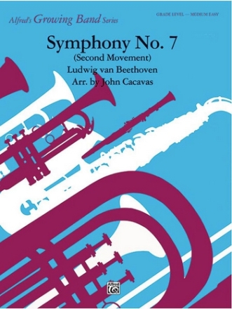 Beethoven, L.V arr. Cacavas, J Symphony No.7, Mvt 2 (concert band)  Symphonic wind band