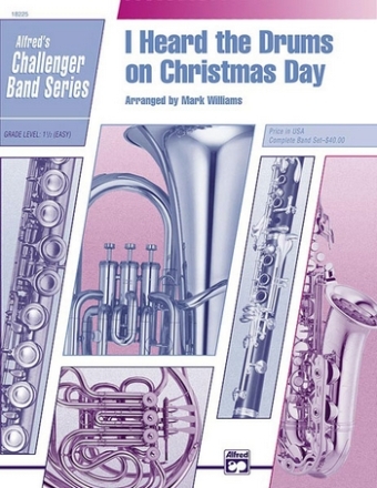 Williams, Mark (arranger) I Heard the Drums on Christmas Day (c/b)  Symphonic wind band