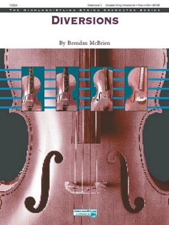 McBrien, Brendan Diversions (string orchestra)  String Orchestra