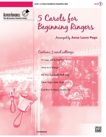 Page, Anna Laura 5 Carols for Beginning Ringers  Percussion ensemble