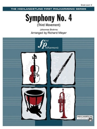 Symphony No.4 Third Movement for full orchestra score and parts