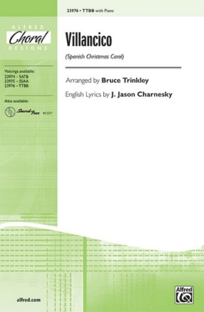 arr. Trinkley/Charnesky Villancico (Spanish Carol) T(T)BB  Lower voices