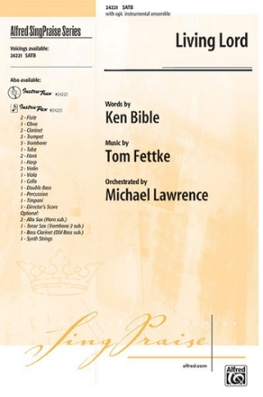 Bible & Fettke Living Lord SATB  Mixed voices