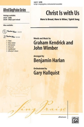 Kendrick & Wimber arr Harlan Christ Is With Us SATB  Mixed voices