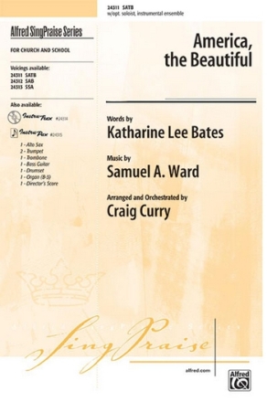 Bates & Ward America, The Beautiful SATB  Mixed voices