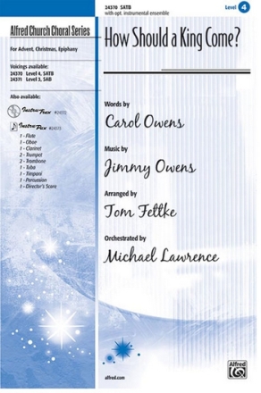 Owens arr Fettke How Should A King Come? SATB  Mixed voices