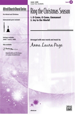 Page, Anna Laura (arranger) Ring The Christmas Season SATB  Mixed voices