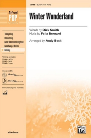 Smith/Bernard/arr Beck Winter Wonderland 2-part  Mixed voices