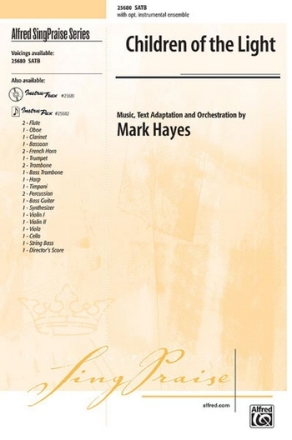 Hayes, Mark (Arranger) Children of the Light SATB  Mixed voices