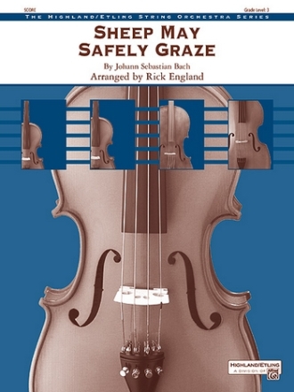 Sheep May Safely Graze for 2 violins, viola, violoncello and string bass score