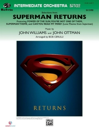 Williams, J arr. Ceruuli, B Superman Returns, Sel (full/string orch)  Flexible Orchestra