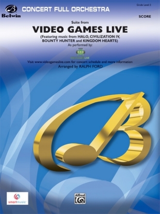 Suite from Video Games Live: for orchestra score and parts (strings 8-8-5-5-5)