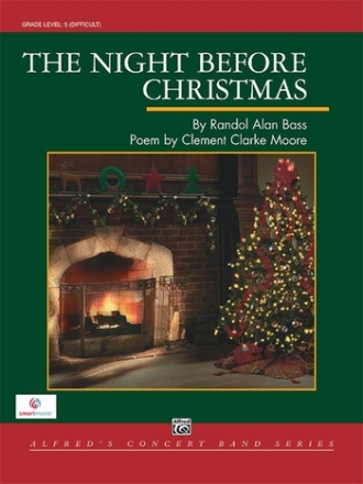 The Night Before Christmas  for concert band score and parts