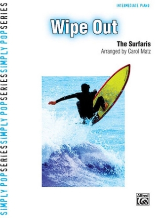 The Surfaris arr Matz,C Wipe Out Easy Piano  Piano Solo