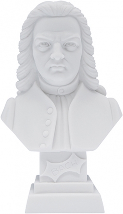 Bste Bach 11cm Alabaster