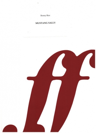 Mustang Sally for voice and piano score print copy