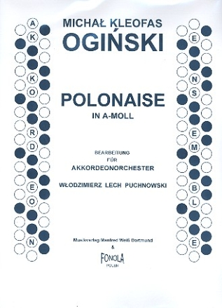 Polonaise a-Moll fr Akkordeonorchester Stimmen