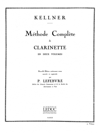 KELLNER METHODE DE CLARINETTE VOLUME 2