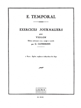 TEMPORAL EXERCICES JOURNALIERS VOLUME 2 VIOLON