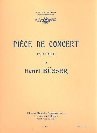 Pice de concert pour harpe seule