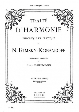 RIMSKY-KORSAKOFF TRAITE D'HARMONIE BL501