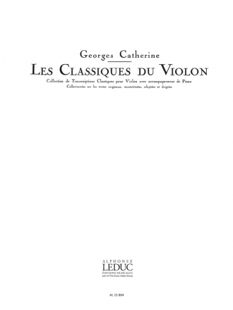 LULLY/CATHERINE CLASSIQUE VIOLON N0113 THESEE:MARCHE TRIOMPHALE