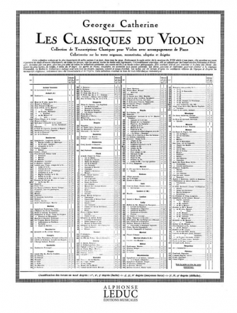 MOZART/CATHERINE CLASSIQUE VIOLON N0043 LES NOCES DE FIGARO:AIR DE CHERUBIN